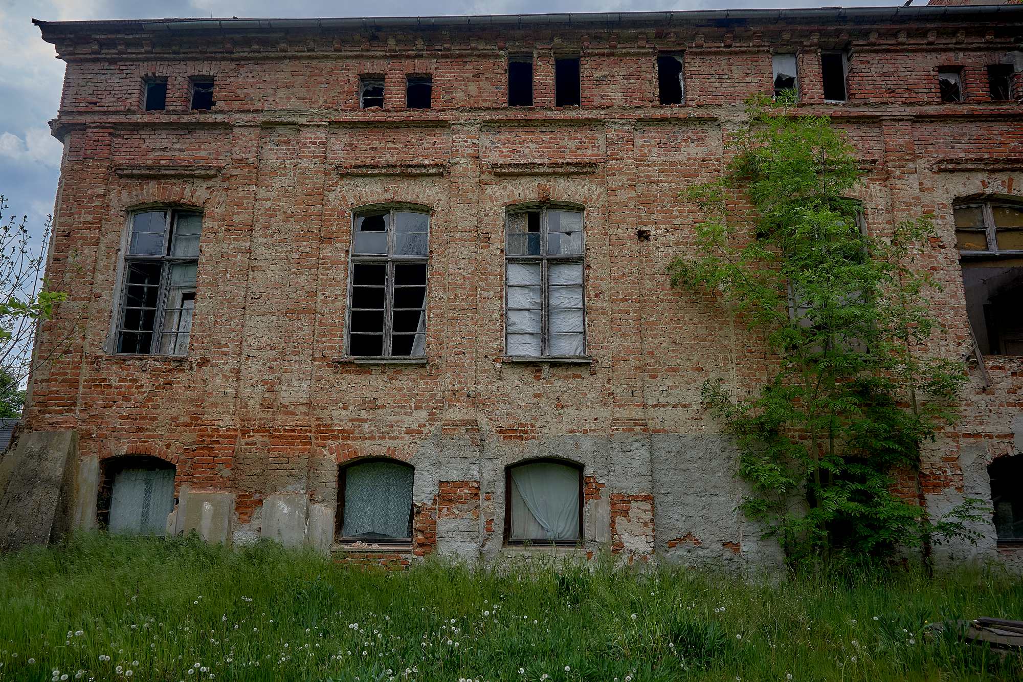 Ruiny pałacu w Wełnie