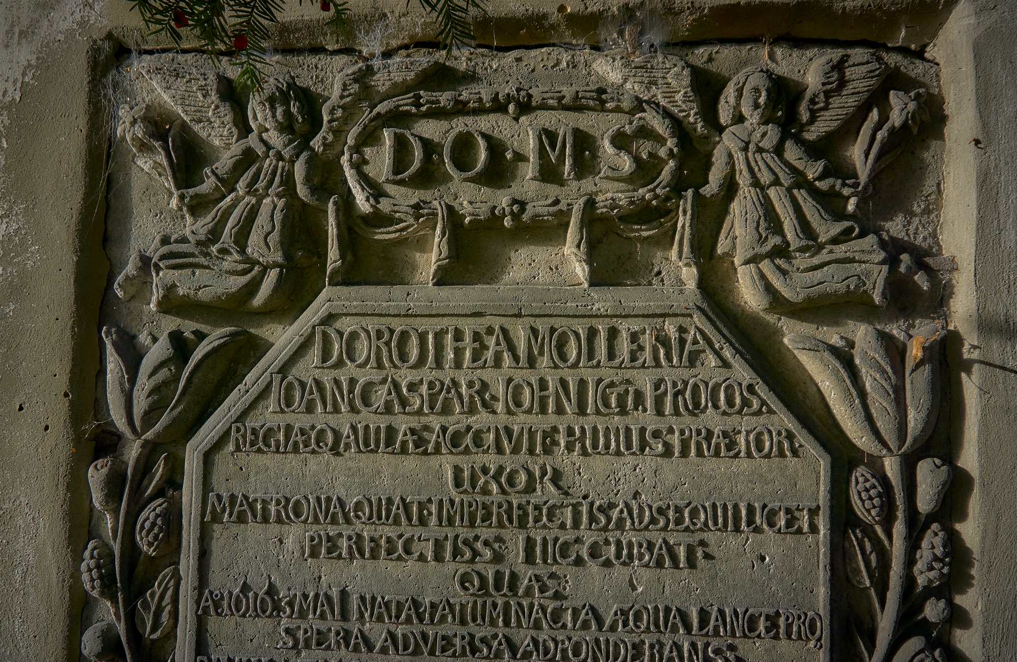 Lapidarium na ewangelickim cmentarzu w Kożuchowie