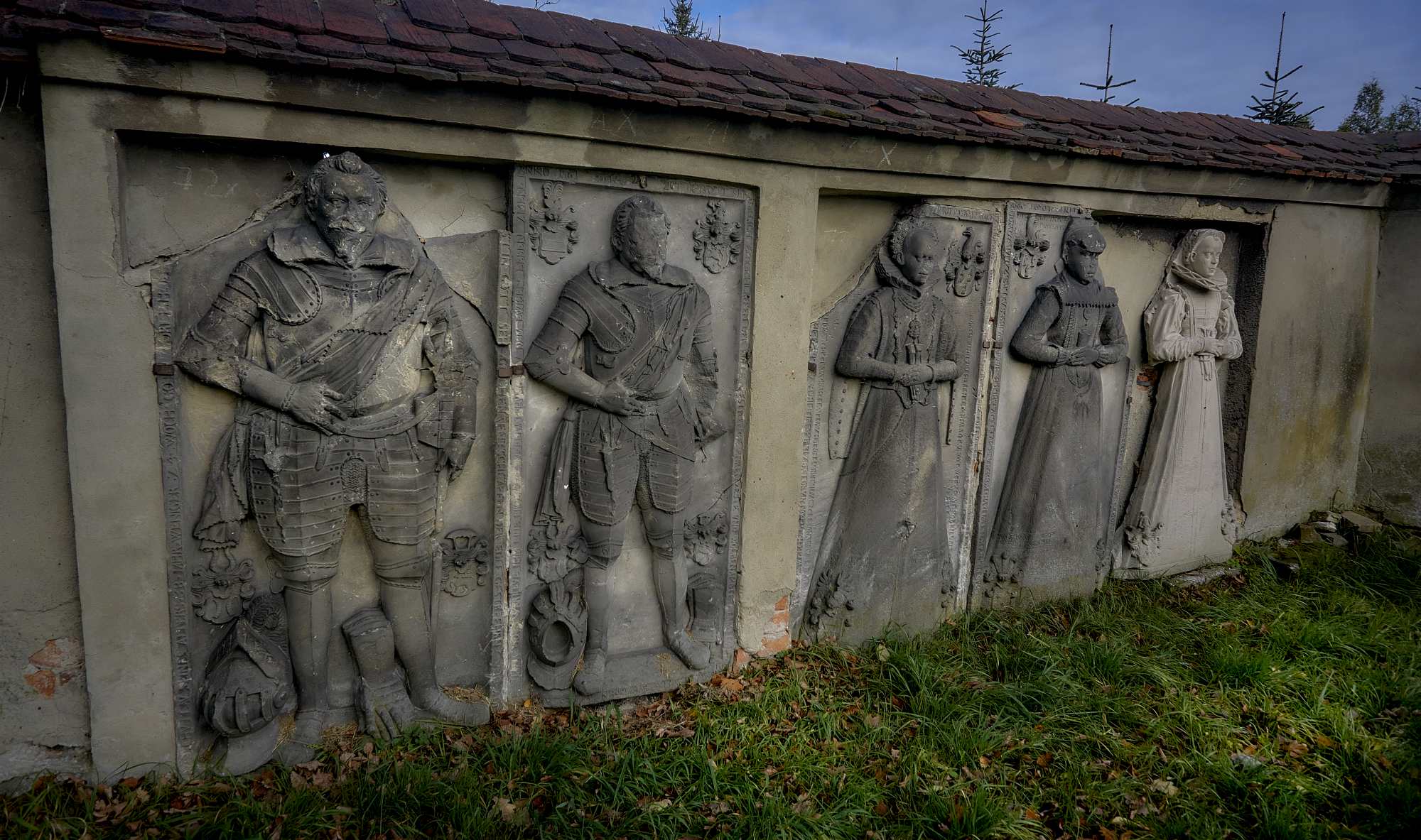 Lapidarium na ewangelickim cmentarzu w Kożuchowie