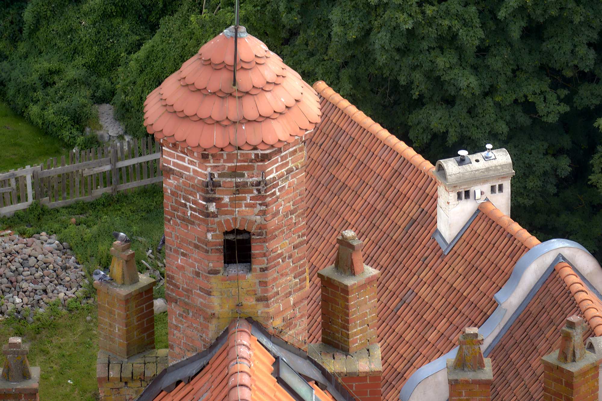Reszel widok z wieży kościoła