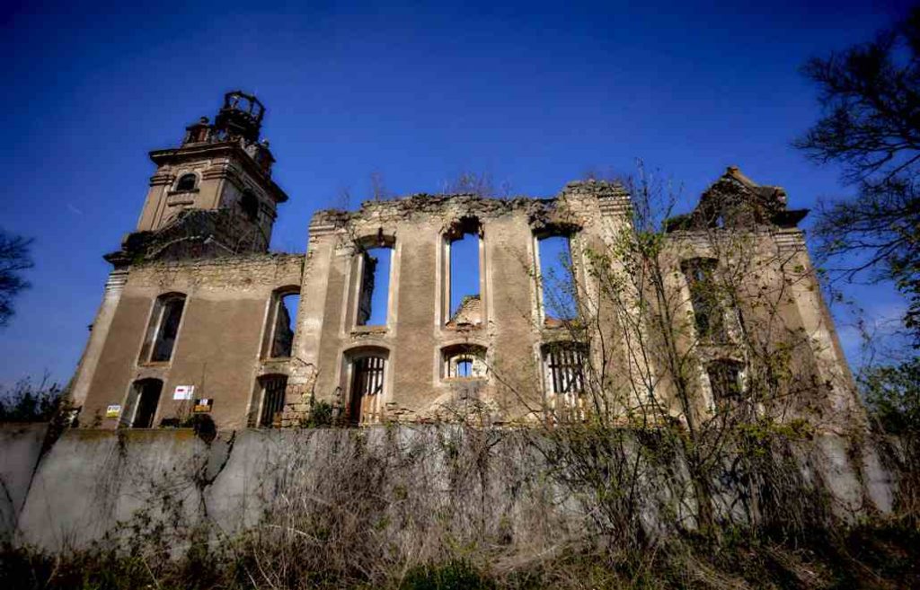 ruiny kościoła w Twardocicach
